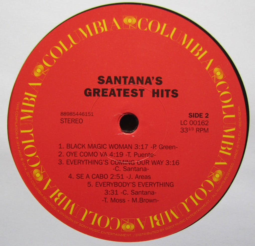 Santana – Greatest Hits (LP Vinyl) Vinyl Record