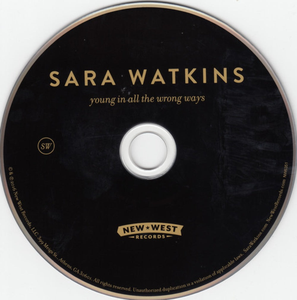 Sara Watkins – Young In All The Wrong Ways Music CD
