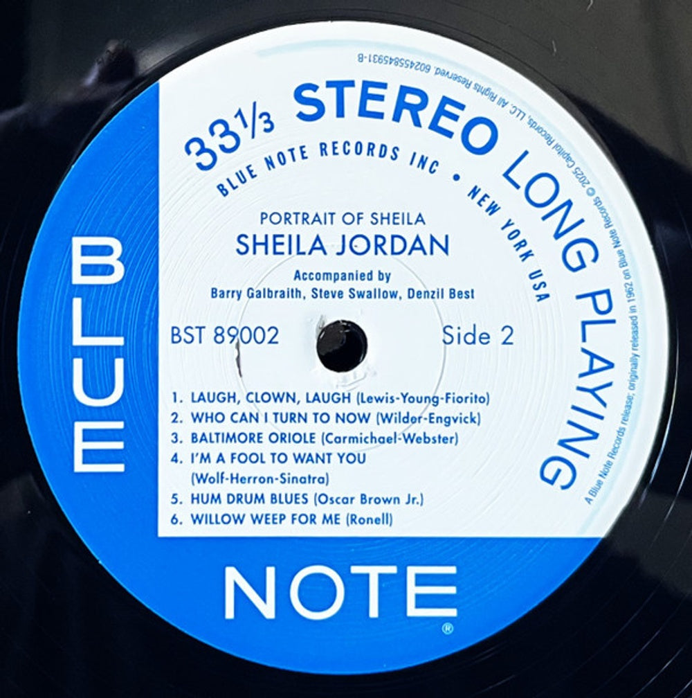 Sheila Jordan – Portrait Of Sheila (LP Vinyl) Vinyl Record