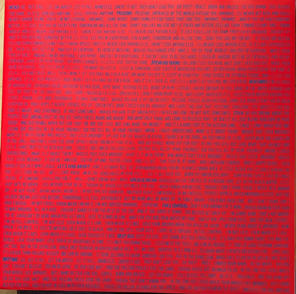 Snail Mail – Lush (LP Red/Blue Vinyl) Vinyl Record