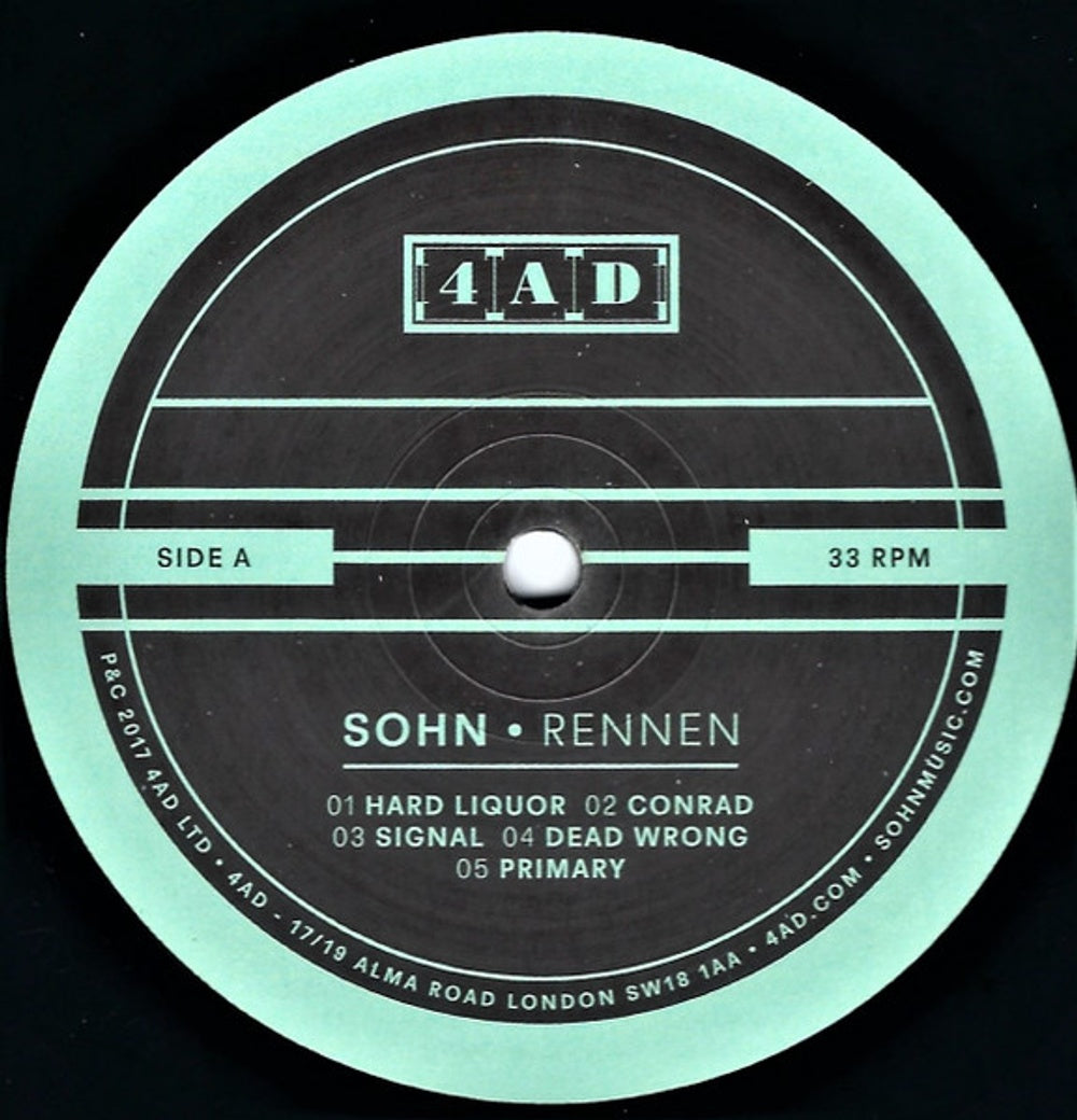 Sohn – Rennen (LP Vinyl) Vinyl Record