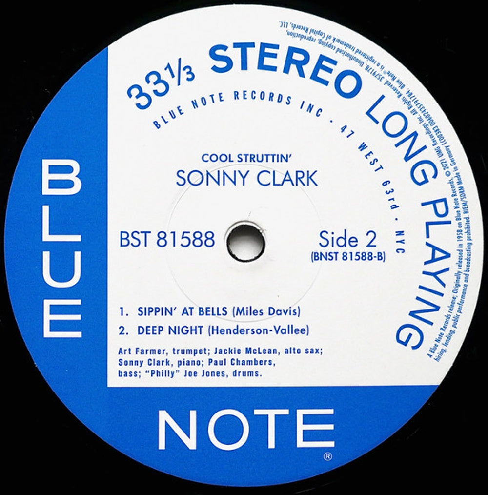 Sonny Clark – Cool Struttin' (LP Vinyl) Vinyl Record
