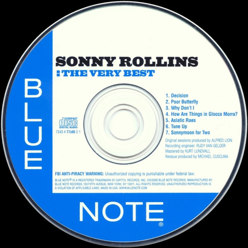 Sonny Rollins – The Very Best Music CD