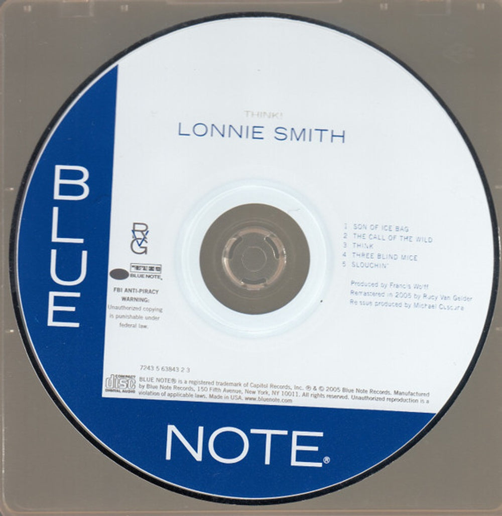 Lonnie Smith – Think! Music CD