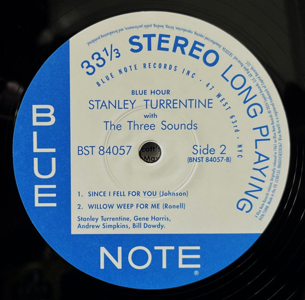 Stanley Turrentine With The 3 Sounds – Blue Hour (LP Vinyl) Vinyl Record