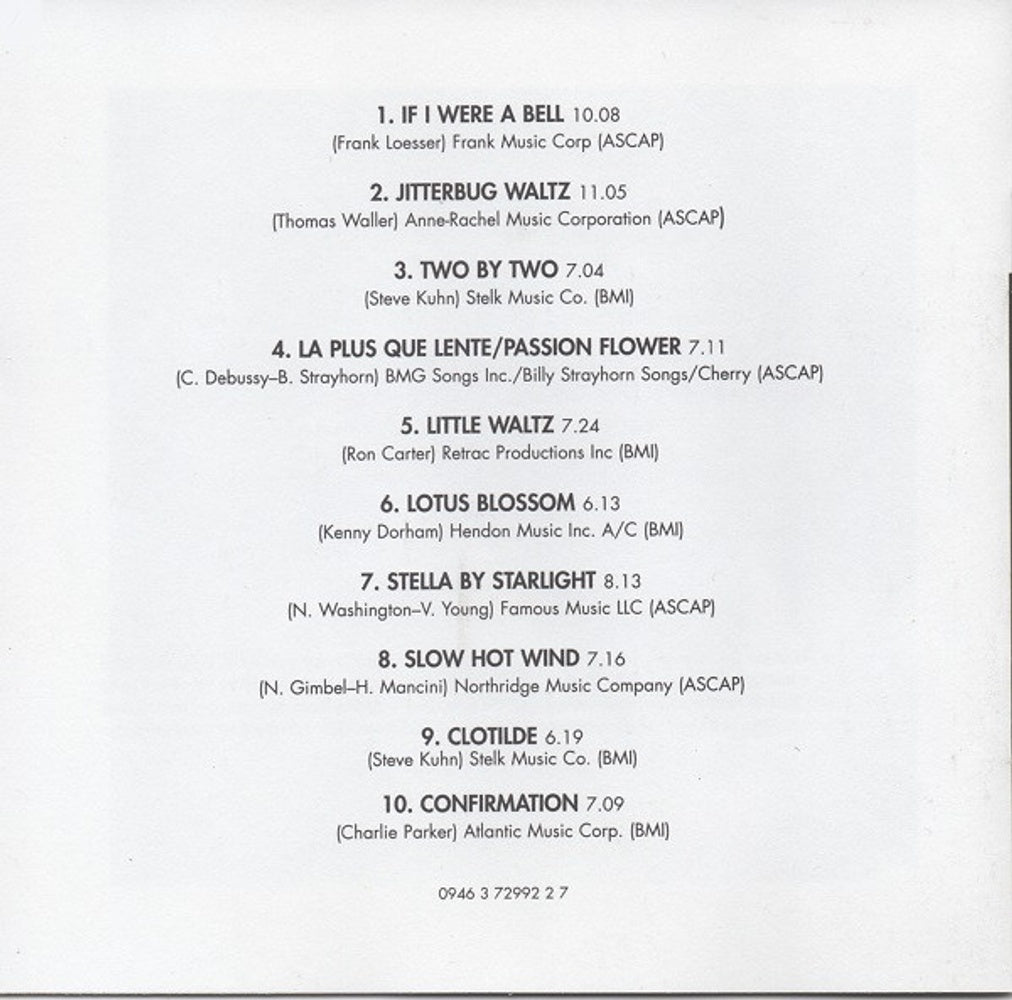 Steve Kuhn – Live at Birdland Music CD