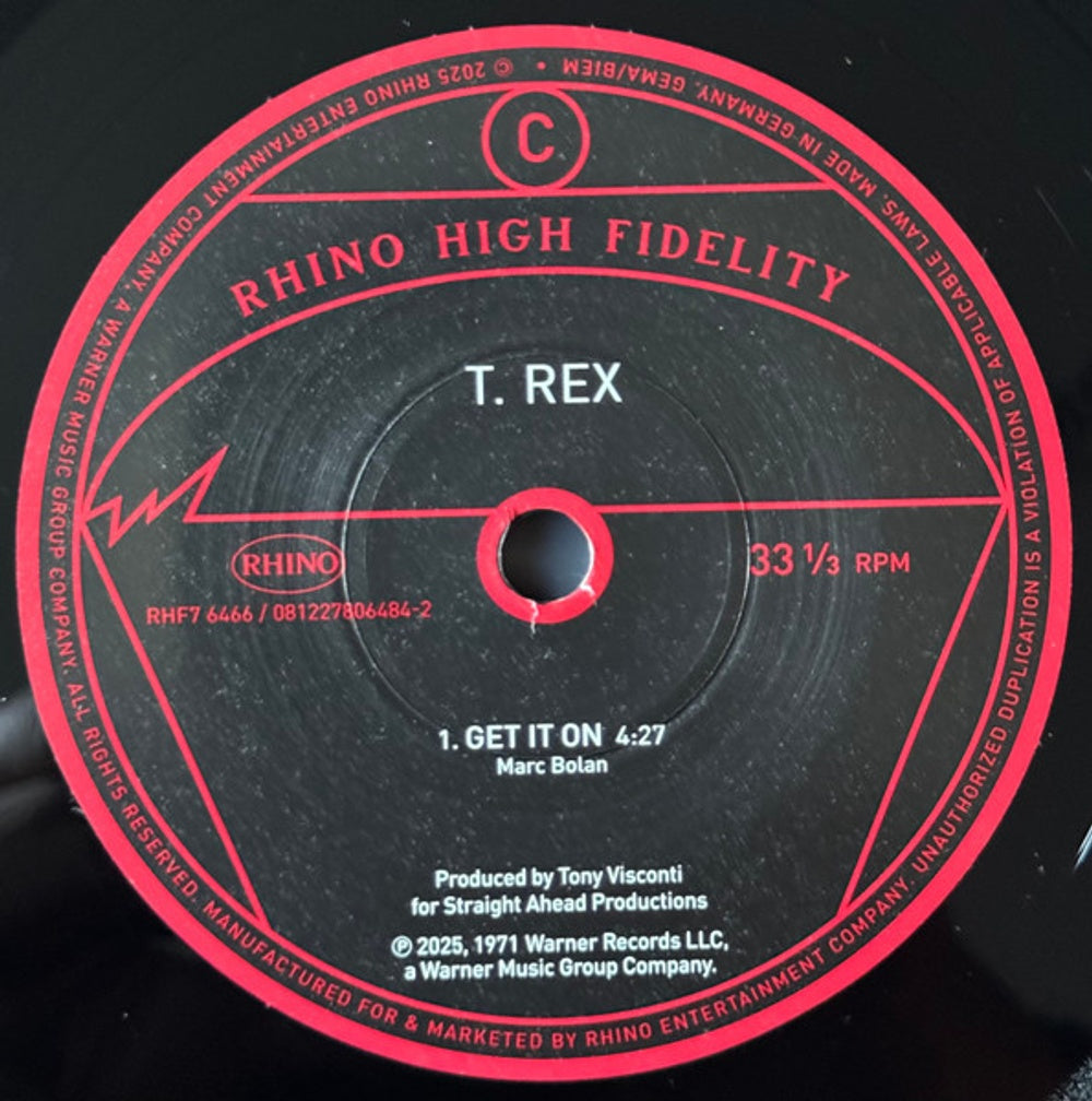 T. Rex – Electric Warrior (LP Vinyl) Vinyl Record
