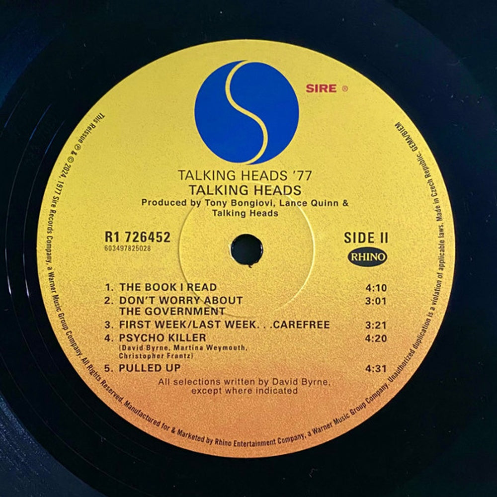 Talking Heads – Talking Heads: 77 (2-LP Vinyl) Vinyl Record