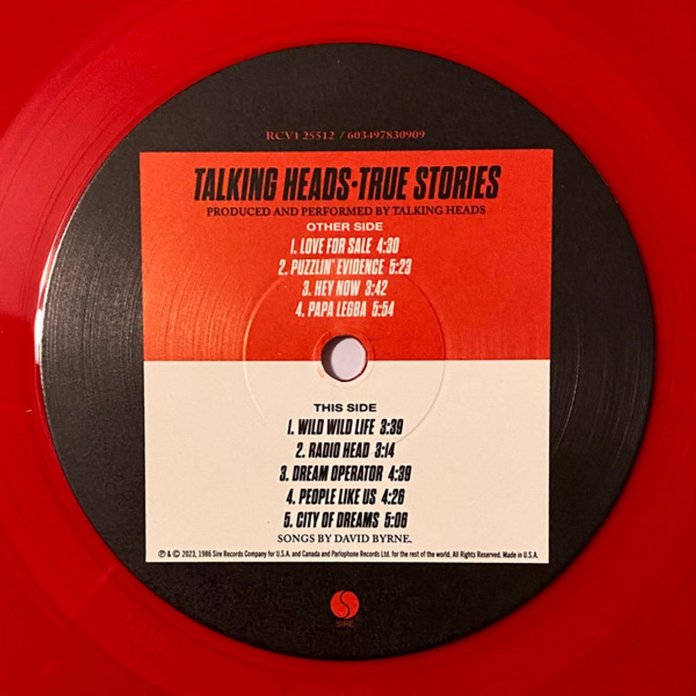 Talking Heads – True Stories (LP Vinyl) Vinyl Record
