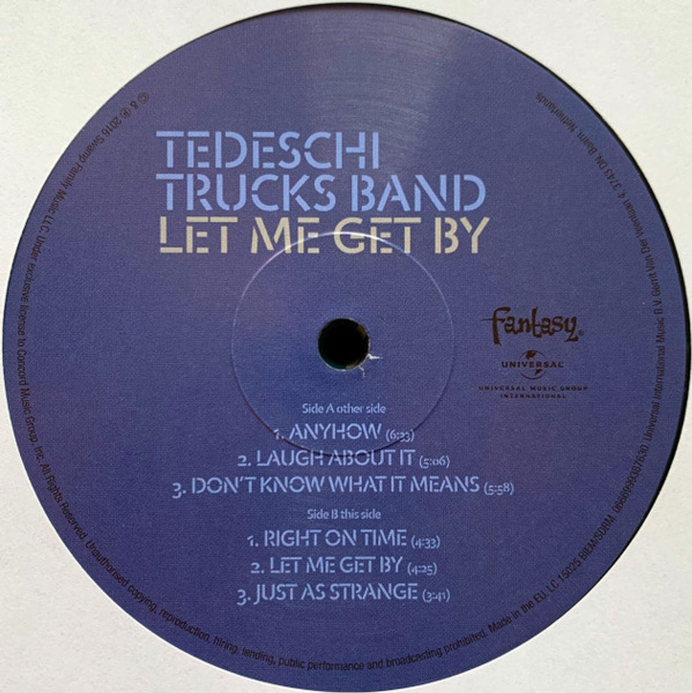 Tedeschi Trucks Band – Let Me Get By (2-LP Vinyl) Vinyl Record