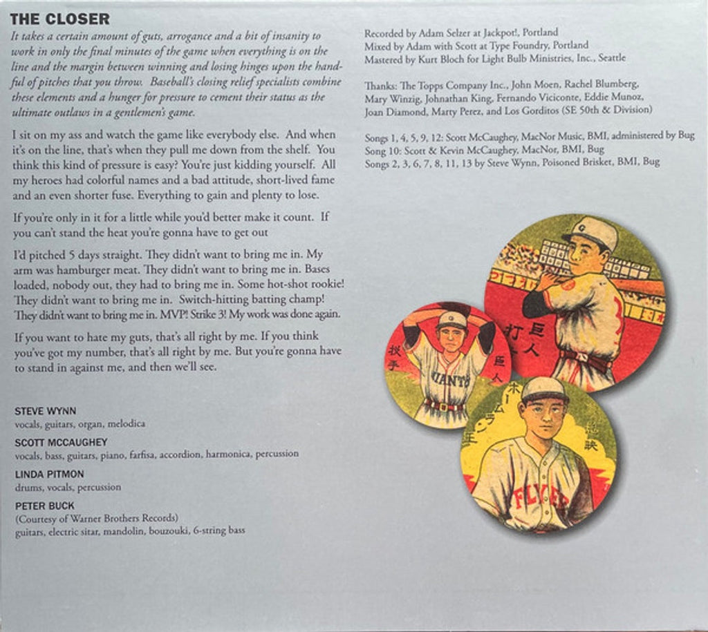 The Baseball Project – Vol. 1: Frozen Ropes & Dying Quails Music CD