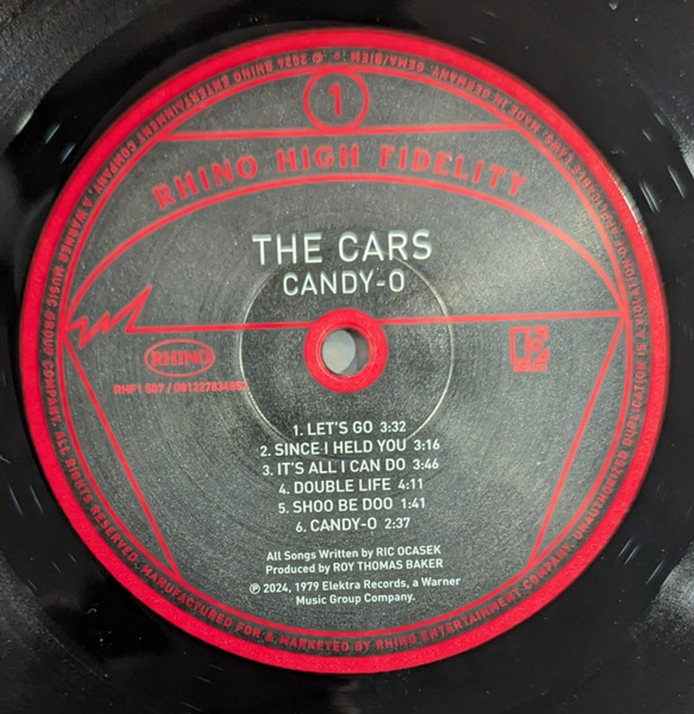 The Cars – Candy-O (LP Vinyl) Vinyl Record
