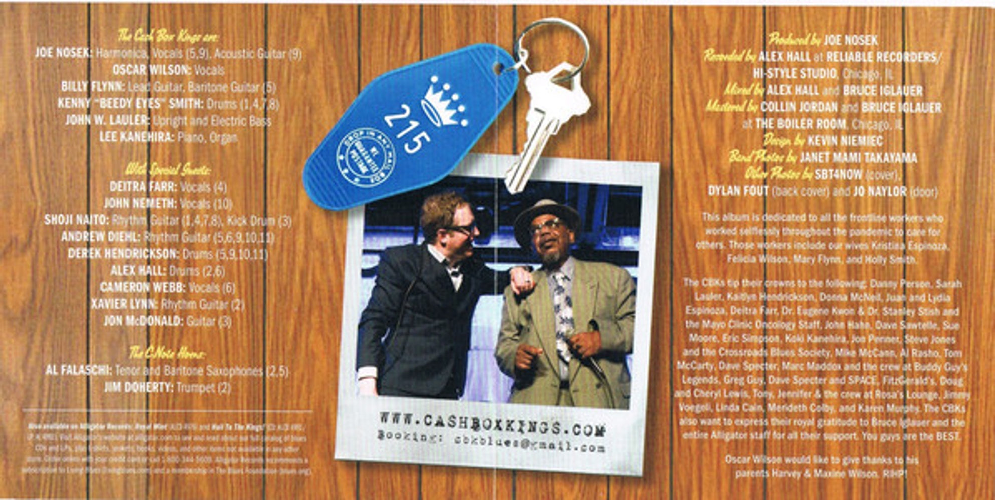 The Cash Box Kings – Oscar's Motel Music CD