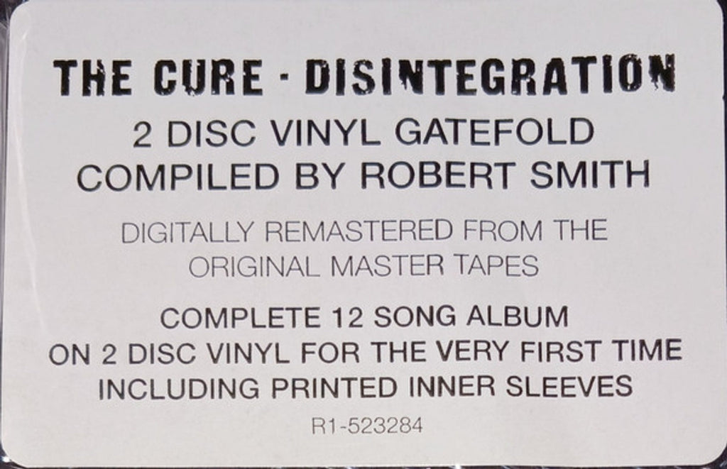 The Cure – Disintegration (2-LP Vinyl) Vinyl Record