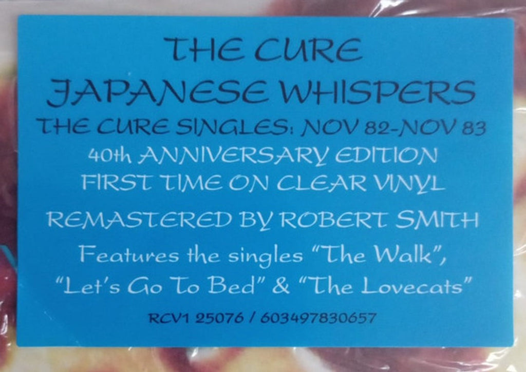 The Cure – Japanese Whispers: The Cure Singles Nov 82 - Nov 83 (LP Vinyl) Vinyl Record