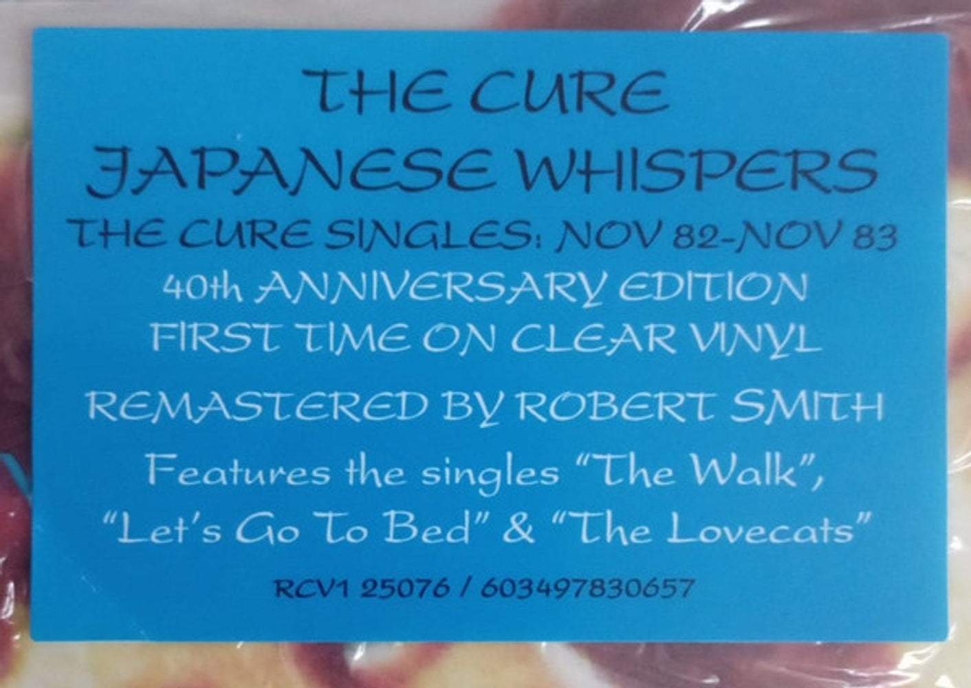 The Cure – Japanese Whispers: The Cure Singles Nov 82 - Nov 83 (LP Vinyl) Vinyl Record