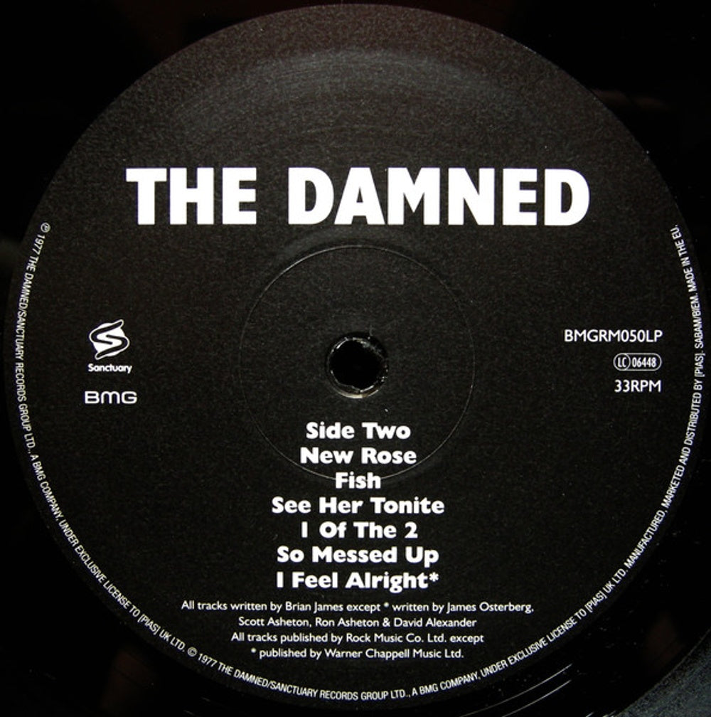 The Damned – Damned Damned Damned (LP Vinyl) Vinyl Record