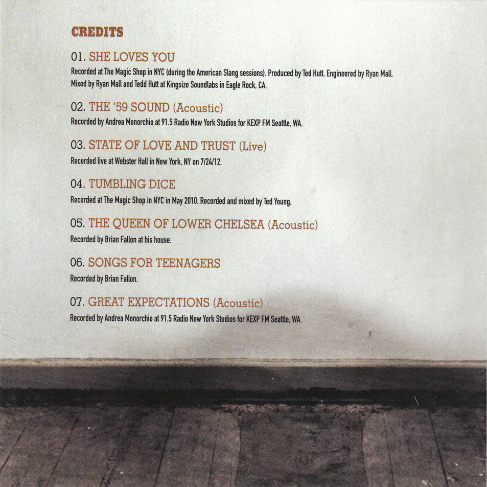 The Gaslight Anthem – The B-Sides Music CD