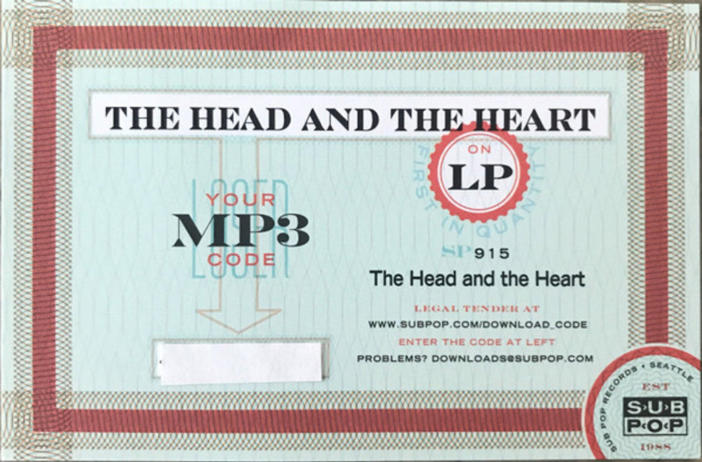 The Head And The Heart – The Head And The Heart (LP Vinyl) Vinyl Record