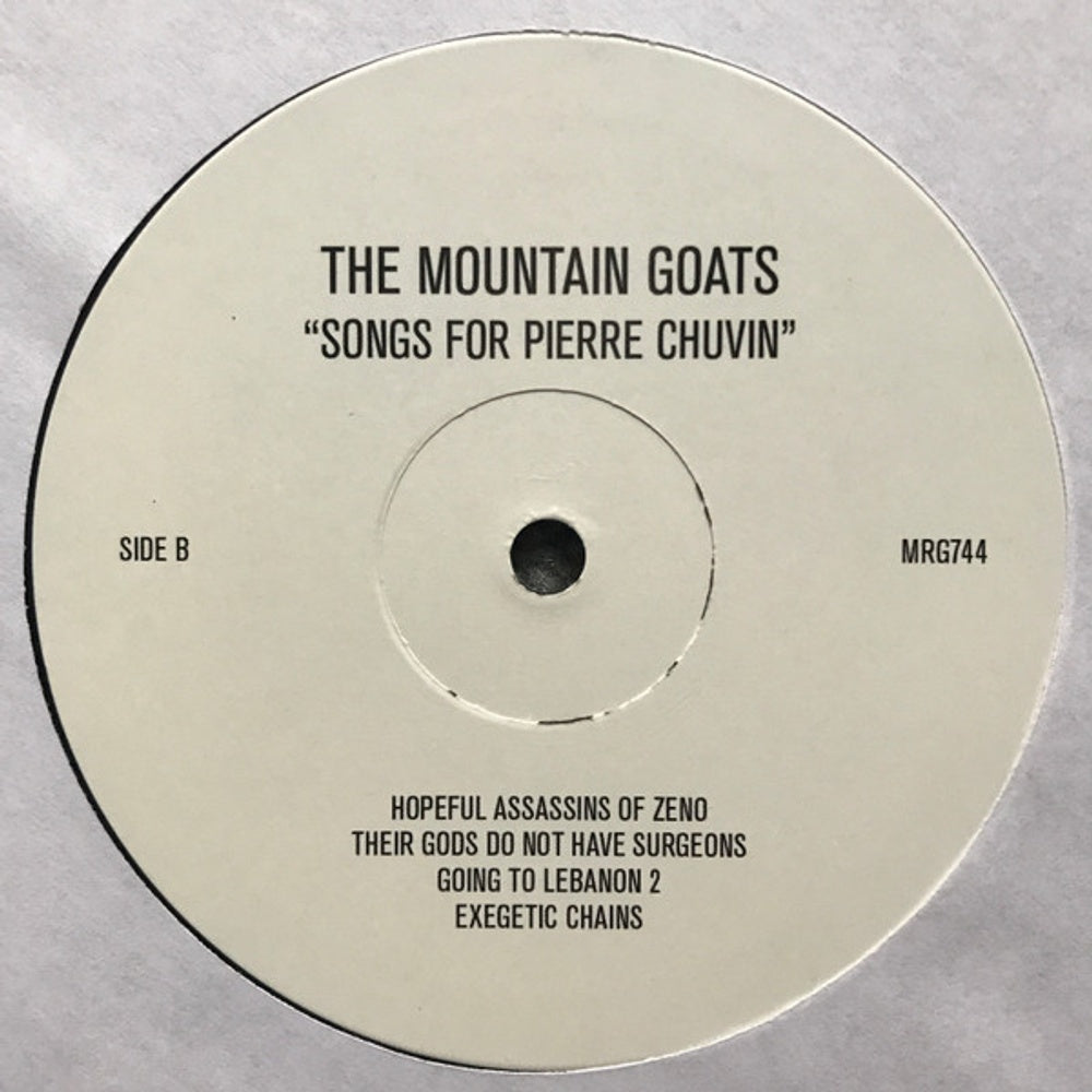The Mountain Goats – Songs for Pierre Chuvin (LP Vinyl) Vinyl Record