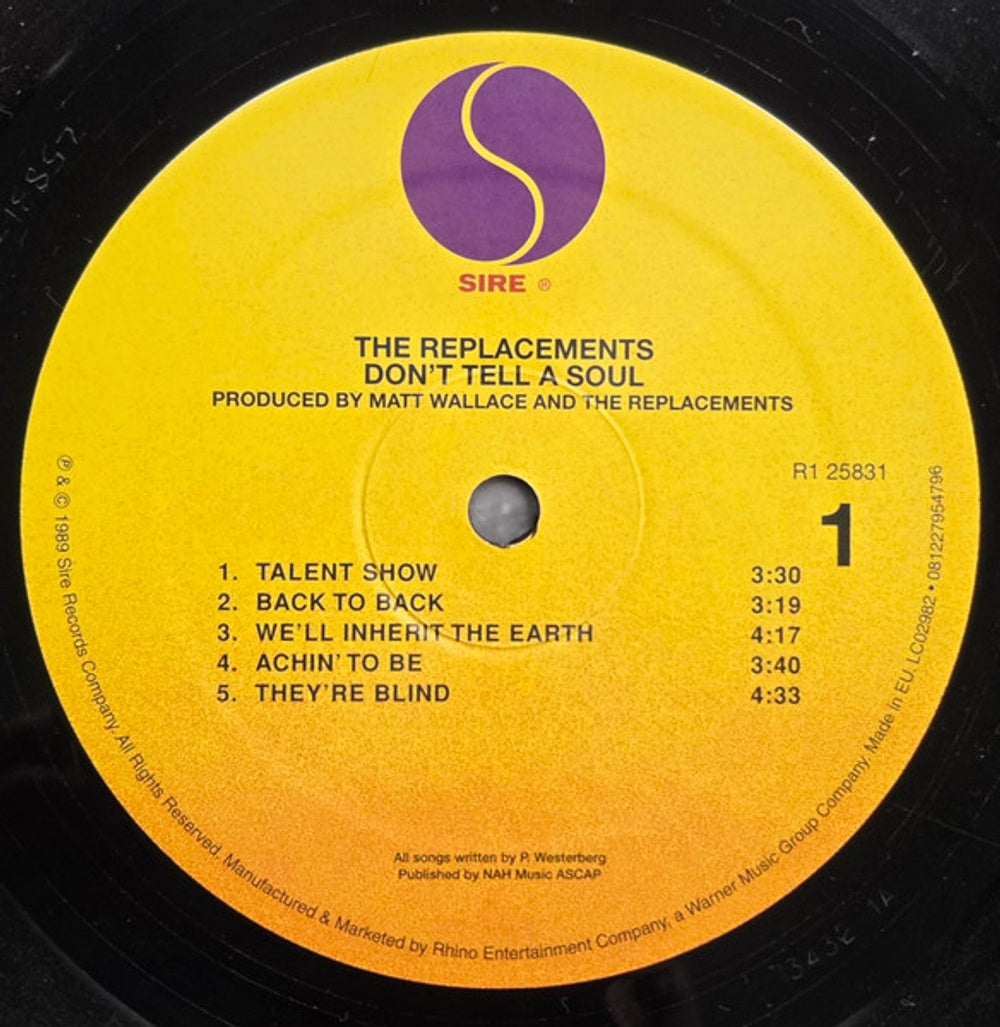 The Replacements – Don't Tell A Soul (LP Vinyl) Vinyl Record