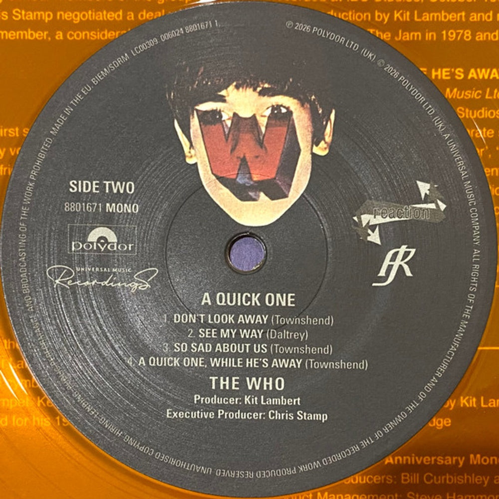 The Who – A Quick One (2-LP Vinyl) Vinyl Record