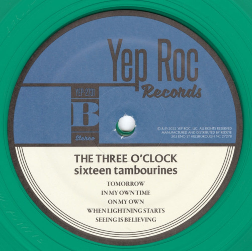 Three O'Clock – Sixteen Tambourines (Green LP Vinyl) Vinyl Record