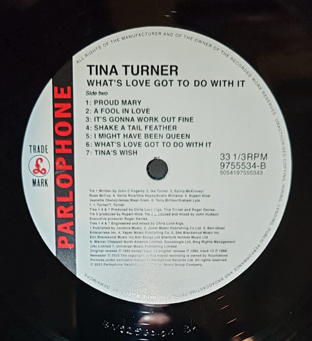 Tina Turner – What's Love Got To Do With It (LP Vinyl) Vinyl Record