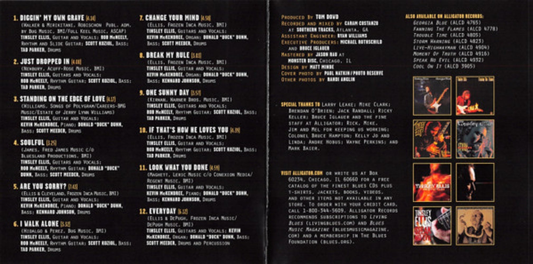 Tinsley Ellis – Fire It Up Music CD