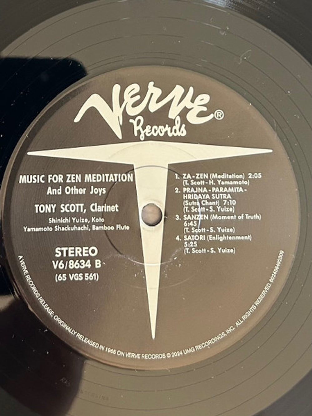 Tony Scott – Musc For Zen Meditation (LP Vinyl) Vinyl Record