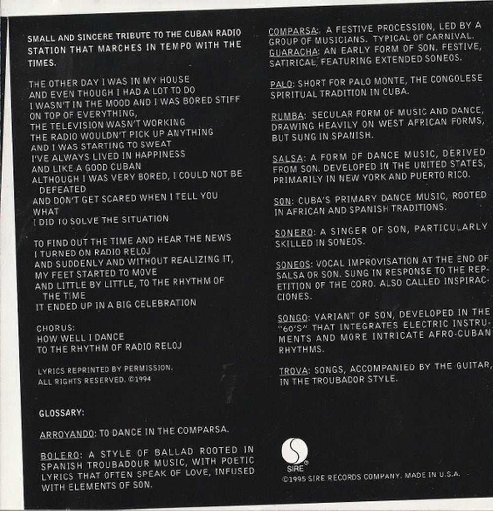 Vocal Sampling – Una Forma Mas Music CD