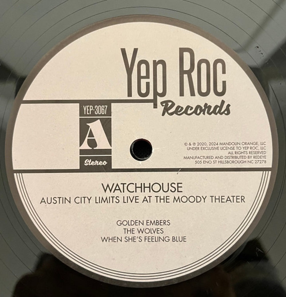 Watchhouse – Austin City Limits: Live At The Moody Theater (2-LP Vinyl) Vinyl Record