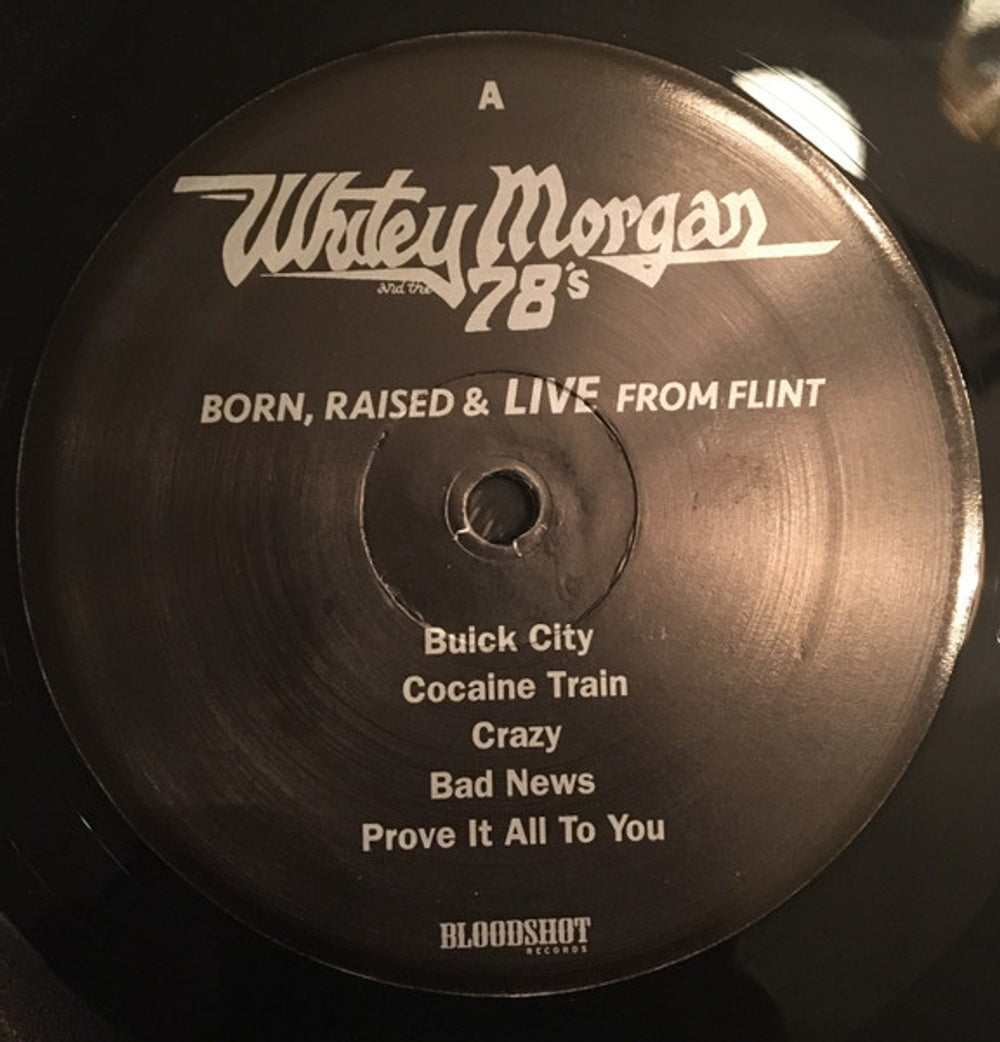 Whitey Morgan & The 78's – Born Raised & Live from Flint (LP Vinyl) Vinyl Record