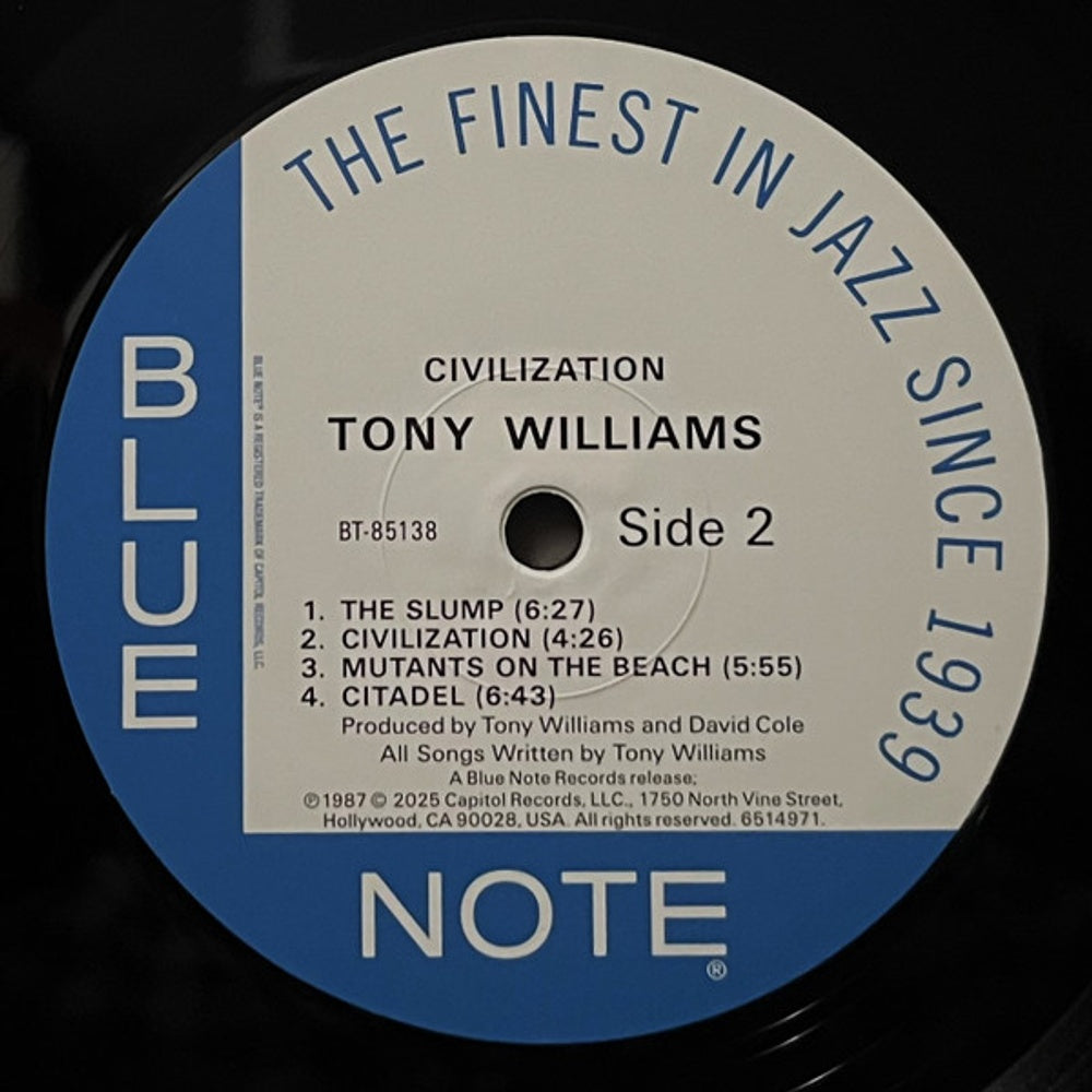 Tony Williams - Civilization (LP Vinyl) Vinyl Record