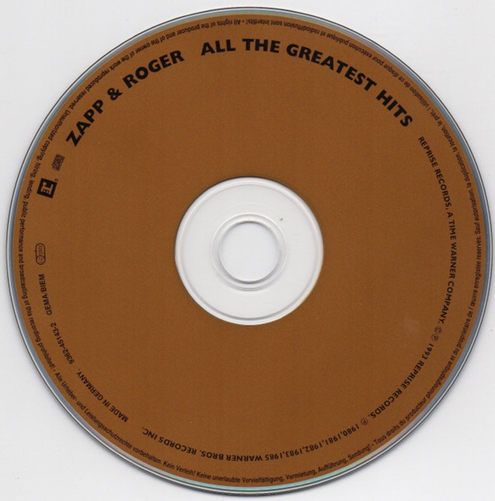 Zapp & Roger – All the Greatest Hits Music CD