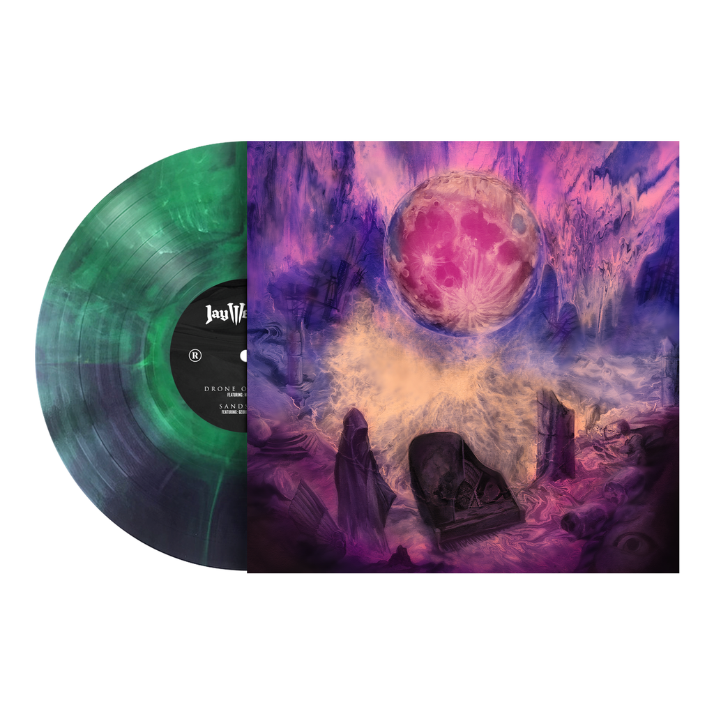 Jay Weinberg - Drone Operator/Sandstone 12-Inch (Exclusive - Limited to 250, Green & Purple Starburst with Etched B-Side Vinyl) Vinyl Record