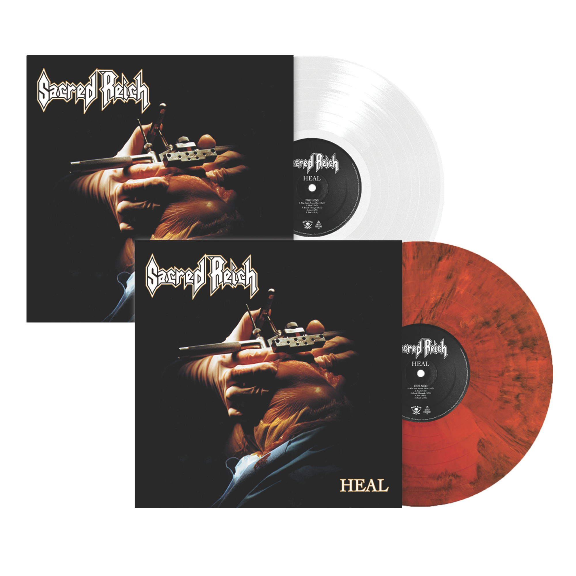 Sacred Reich - Heal LP (Limited Edition - Only 250 Made Each, Various Color Vinyl) Vinyl Record