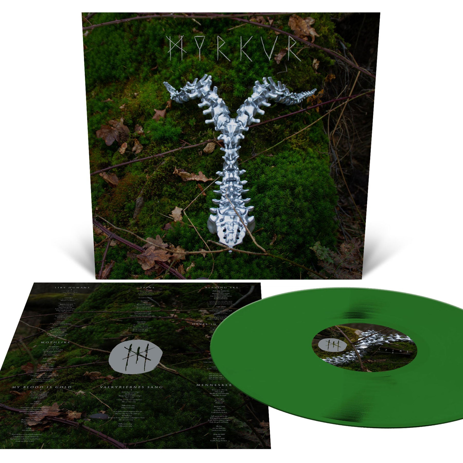 Myrkur Spine LP (Limited Edition – Only 300 Made, Evergreen Vinyl) Vinyl Record