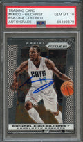 2013-14 Panini Prizm #138 Michael Kidd-Gilchrist Signed Card AUTO 10 PSA Slabbed Bobcats