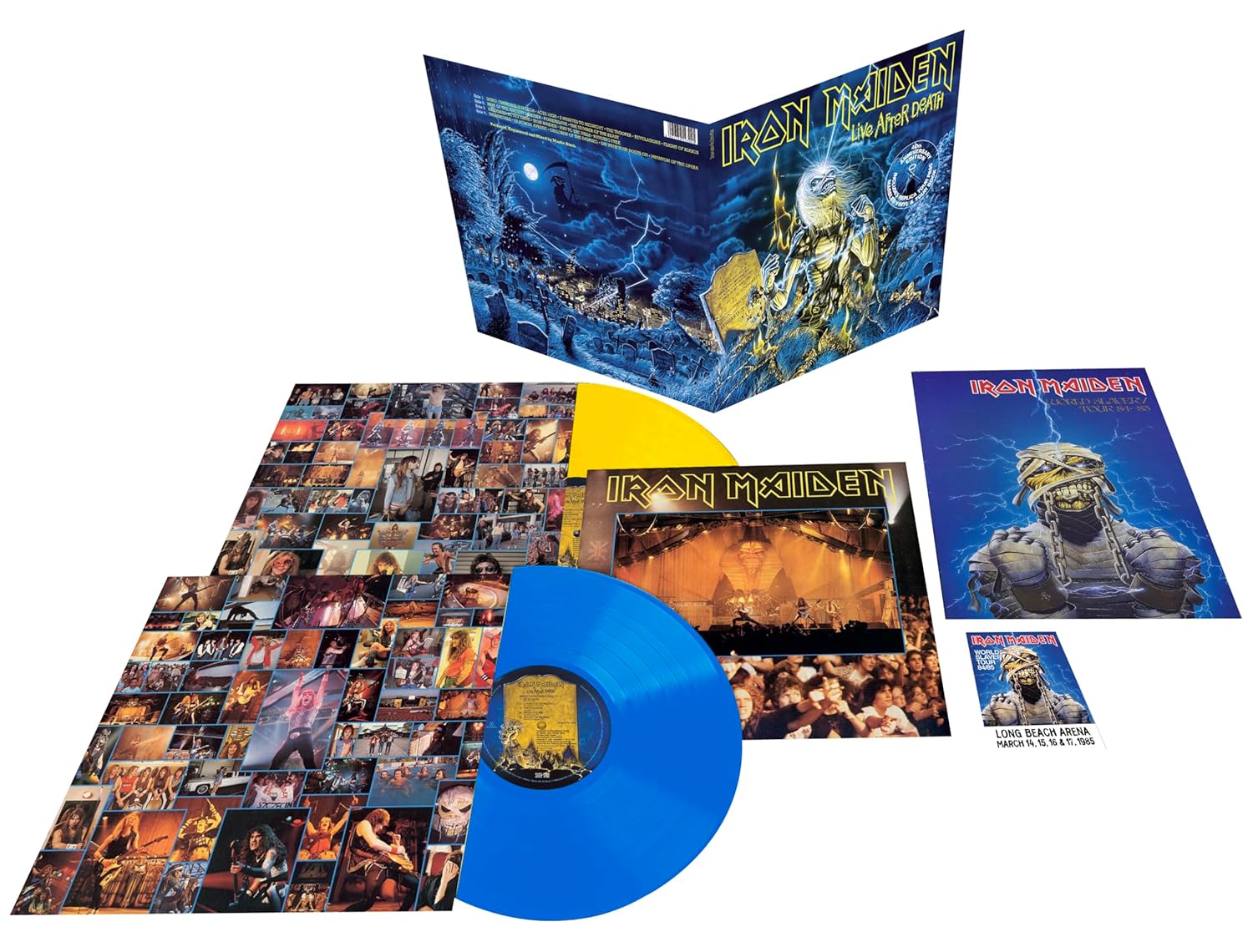 Live After Death: 40th Anniversary Edition (Limited Collector's Edition, Blue & Yellow Colored Vinyl) (2 Lp's) Vinyl Record