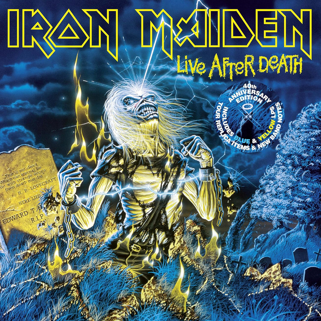 Iron Maiden - Live After Death: 40th Anniversary Edition (Limited Collector's Edition, Blue & Yellow Colored Vinyl) (2 Lp's) |