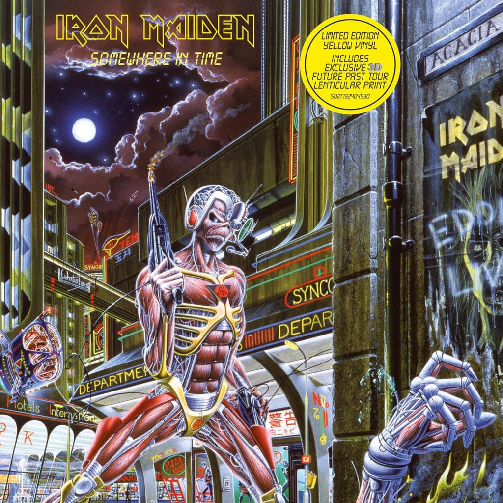 Somewhere in Time (Limited Edition, 180 Gram Yellow Colored Vinyl, Future Past Tour Lenticular Print) [Import] |