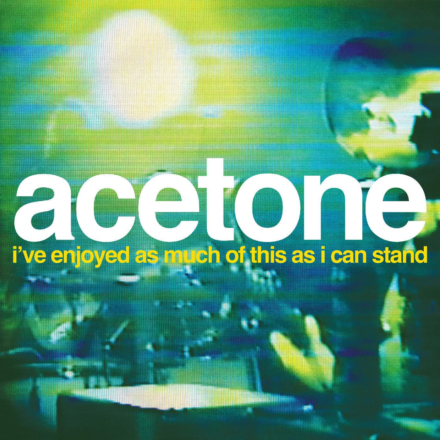 Acetone I've Enjoyed As Much Of This As I Can Stand - Live at the Knitting Factory, NYC: May 31, 1998 [Clear RSD 04/20/2024] Vinyl Record