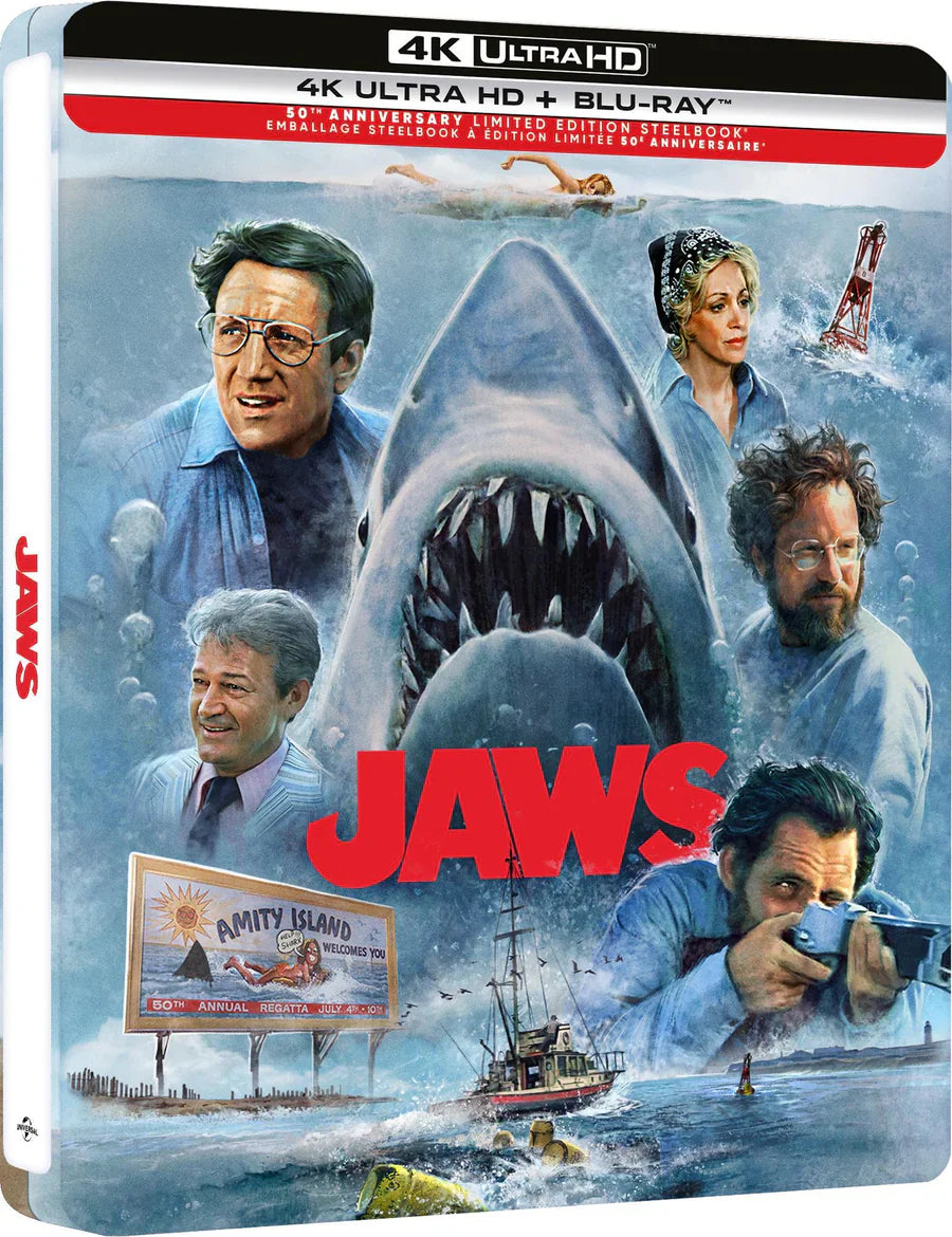 Jaws - 50th Anniversary Limited Edition Steelbook (4K Ultra HD + Blu-ray)