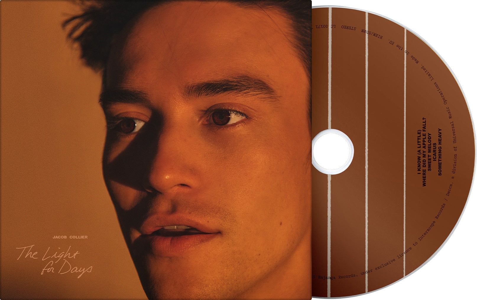 The Light For Days  Music CD
