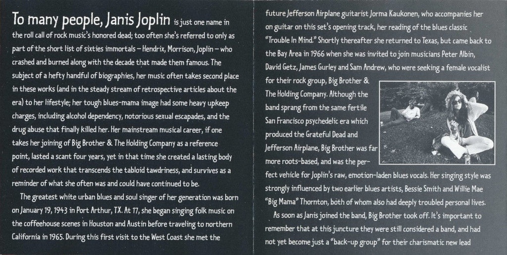 Janis Joplin – 18 Essential Songs Music CD