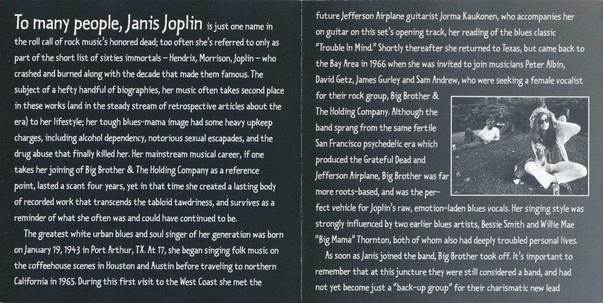 Janis Joplin – 18 Essential Songs Music CD