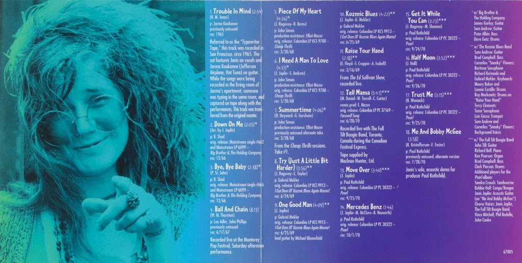 Janis Joplin – 18 Essential Songs Music CD