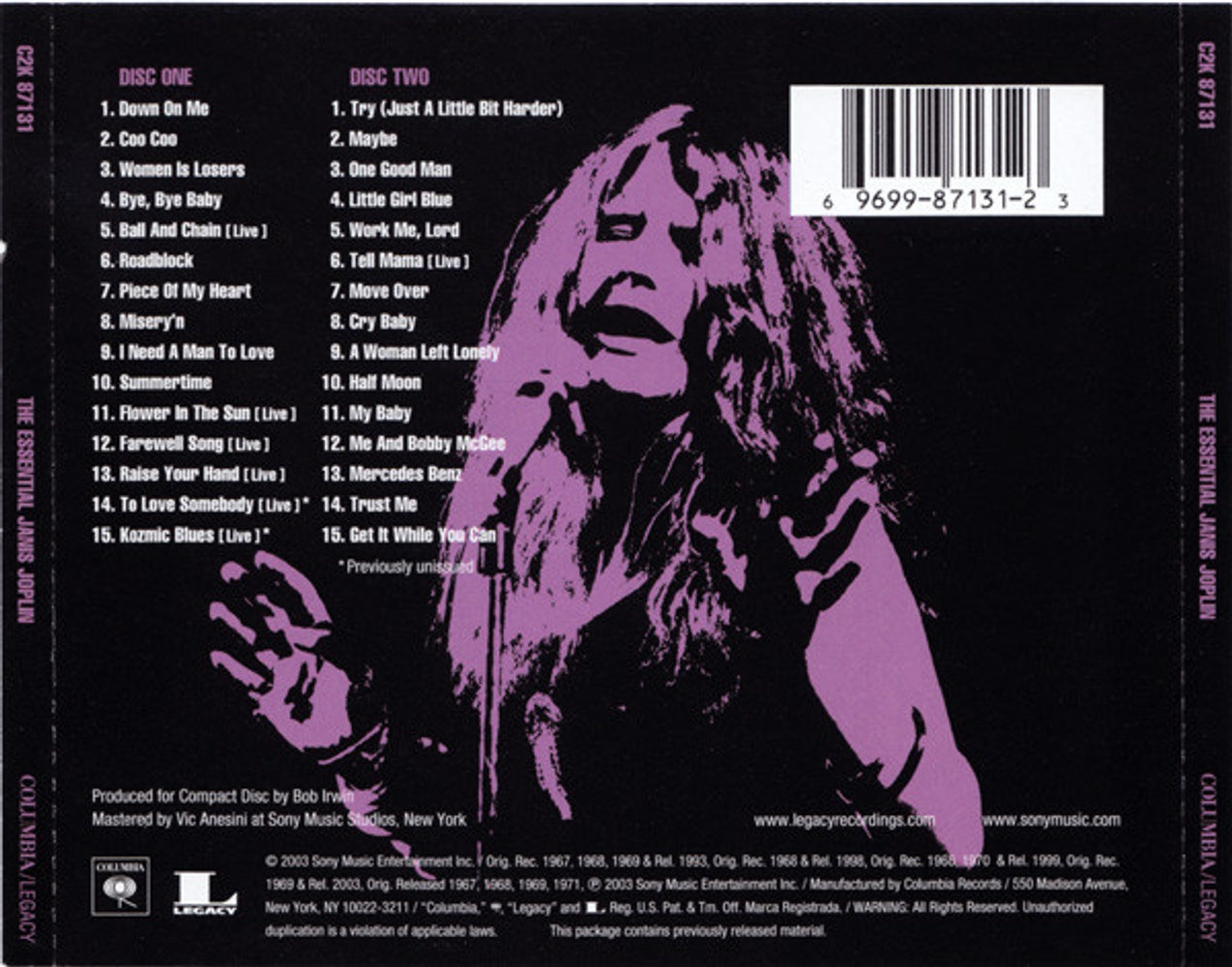 Janis Joplin – Essential Janis Joplin (2-CD) Music CD