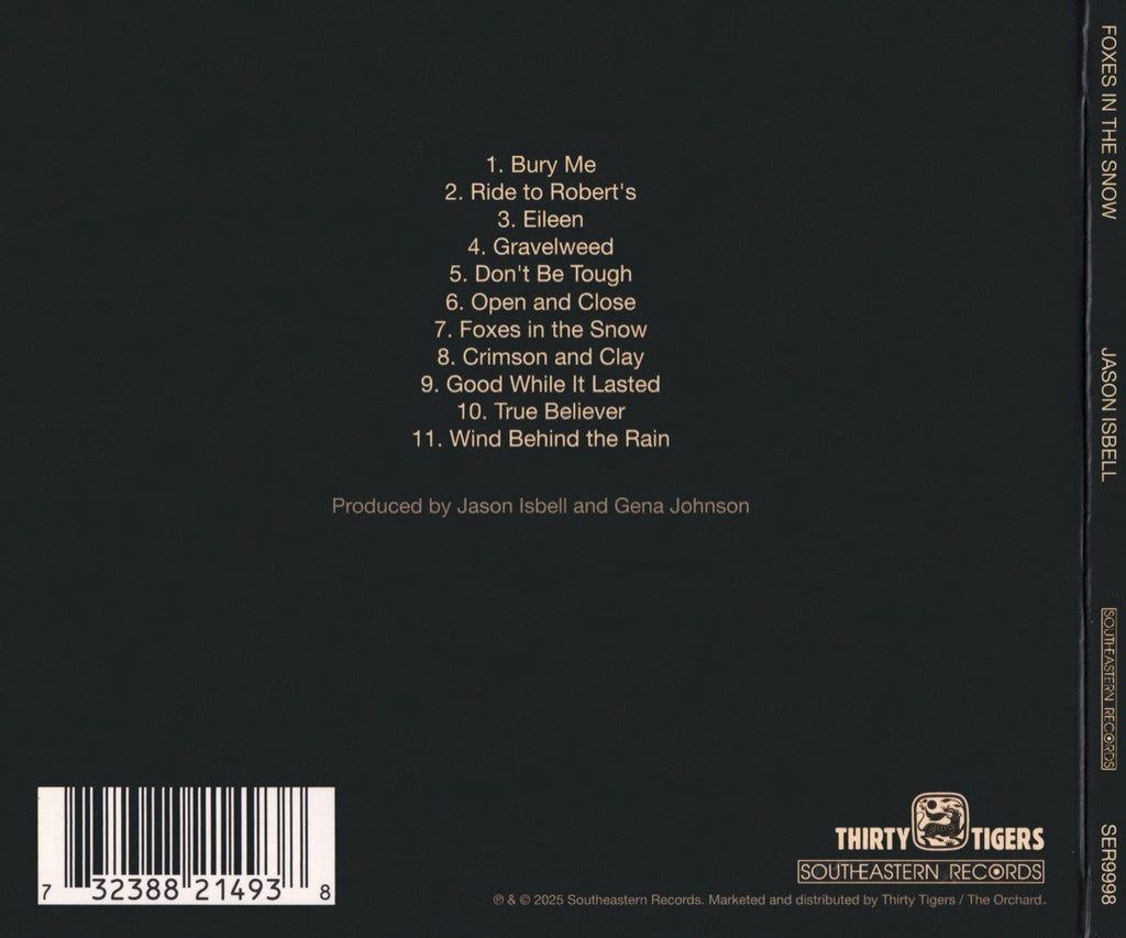 Jason Isbell – Foxes in the Snow (Compact disc CD) Music CD